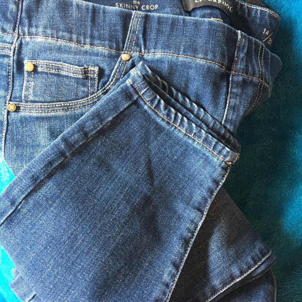 Jeans, Liverpool Skinny Crop size 14/32